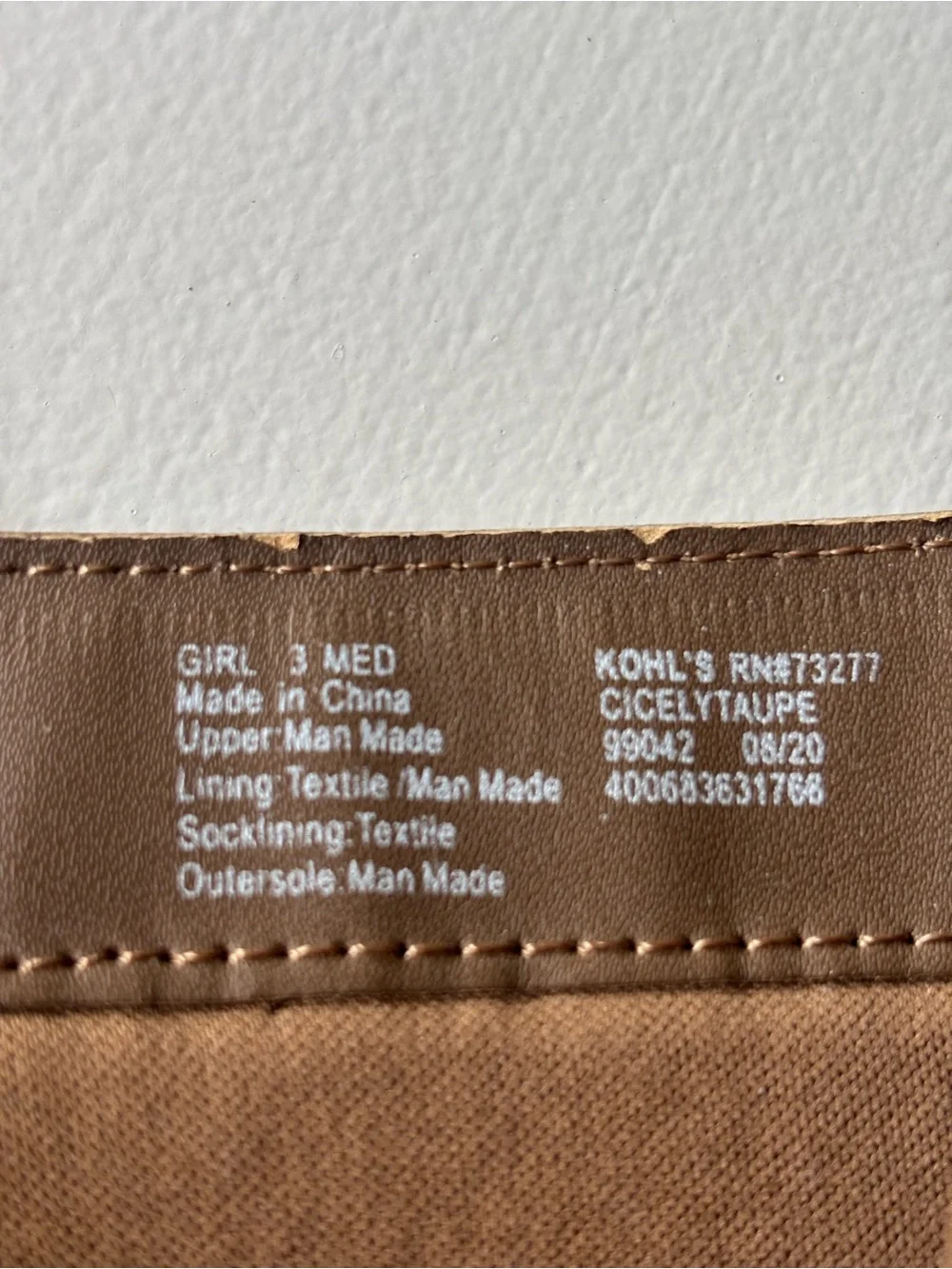 Girls Brown Faux Suede Knee-High Lace-Up Boots – Buckle Detail - Size 3
